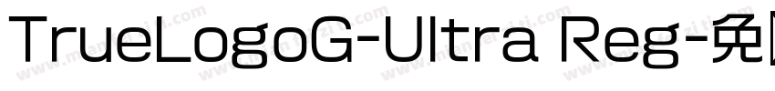 TrueLogoG-Ultra Reg字体转换
